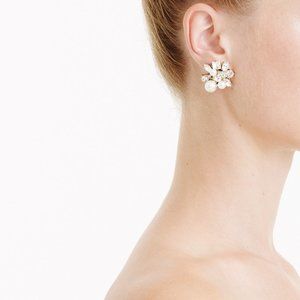J.Crew Pearl and Crystal Earrings